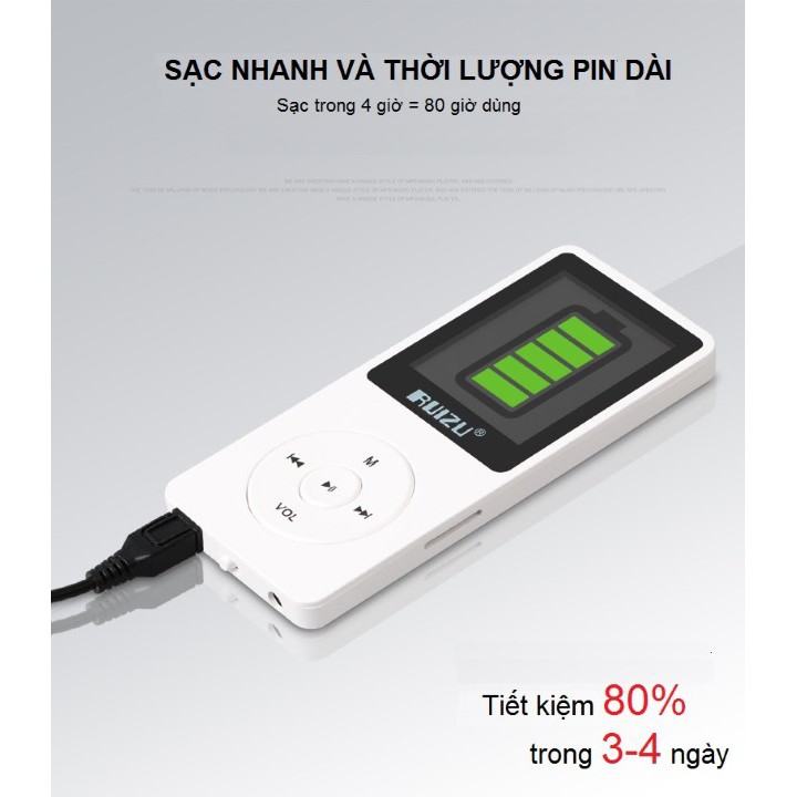 [BẢO HÀNH 1 ĐỔI 1] MÁY NGHE NHẠC LOSSLESS RUIZU X02 BẢN 8GB KÈM THẺ NHỚ 8GB