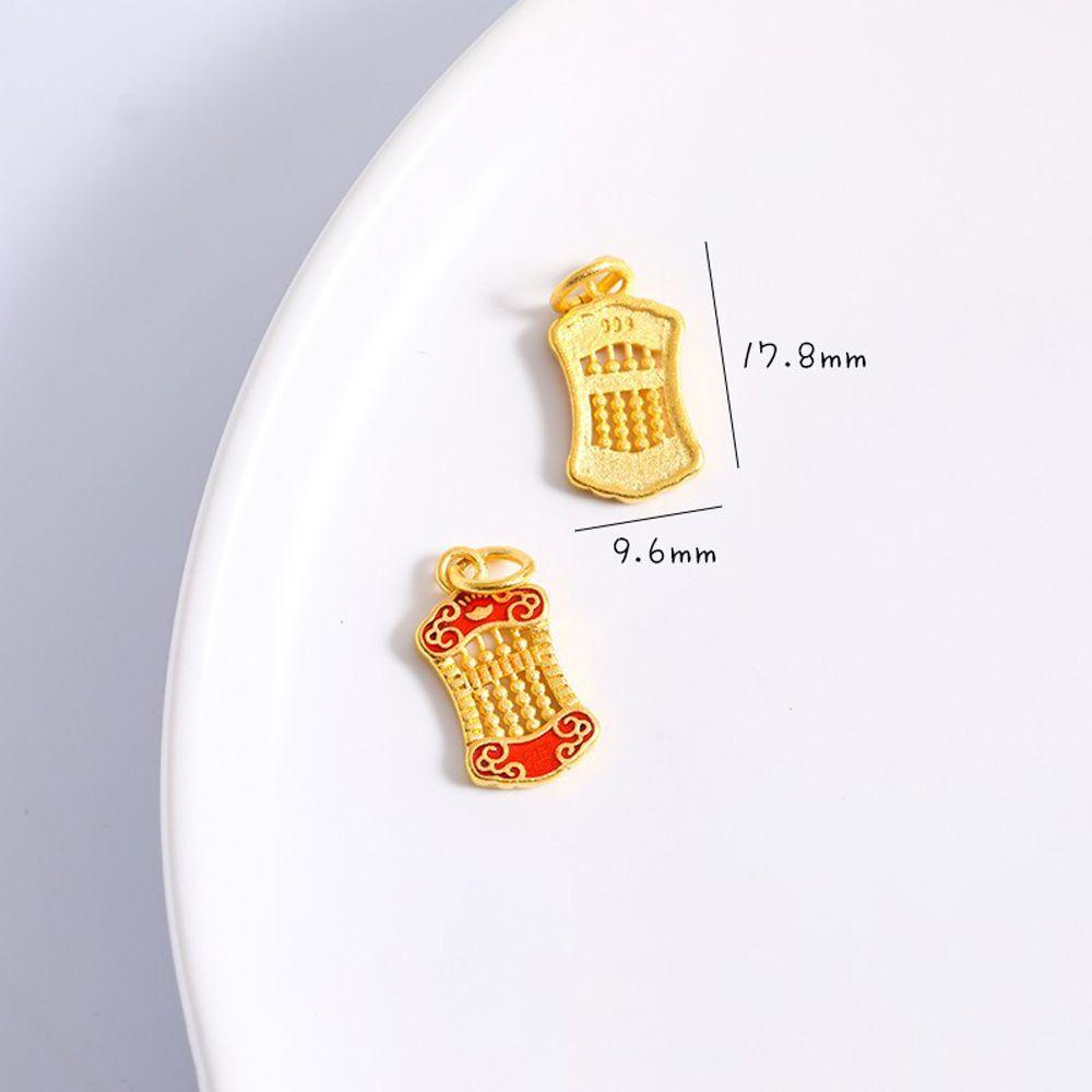 Cát ANEMONE ANEMONE Cát|Mặt Dây Chuyền Bằng Đồng Hình Bàn Tính Sáng Tạo Thời Trang DIY