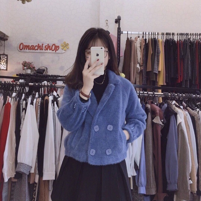 Áo dạ ngắn tay ngọc ( Hàng loại 1 , kèm ảnh thật và video )