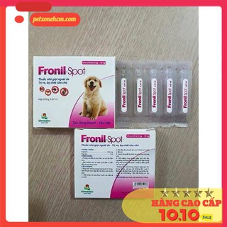 Nhỏ gáy trị ve chó mèo ⚜ FREESHIP ⚜ Ống Nhỏ Gáy Fronil Spot 1ml diệt ve rận bọ chét [GIAO HÀNG NHANH]