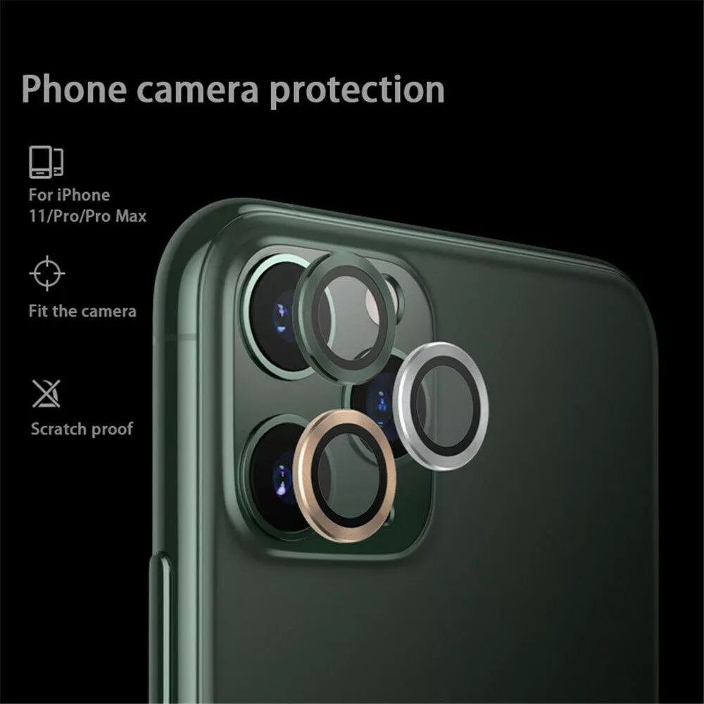 Kính Cường Lực Bảo Vệ Camera Sau Cho Iphone 11 12 Pro Max Tiện Dụng