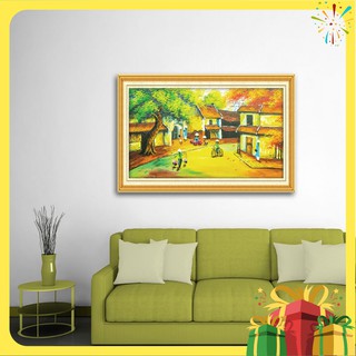 Tranh làng cổ Hà Nội TT969