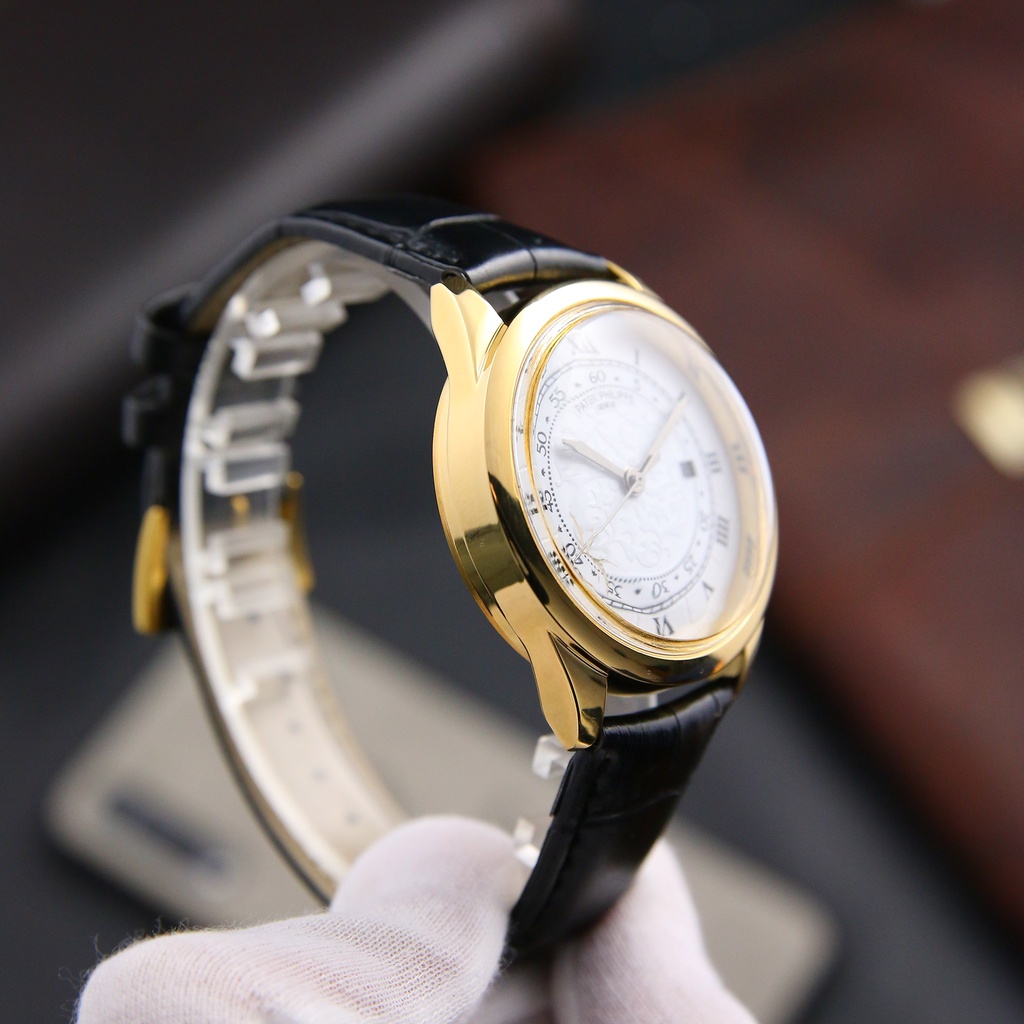 [ Siêu Phẩm 2022 ] Đồng Hồ Nam Patek Phipplipe Dây Da Cao Cấp - Kiểu Dáng Mạnh Mẽ, Sang Trọng, Thời Thượng | BigBuy360 - bigbuy360.vn