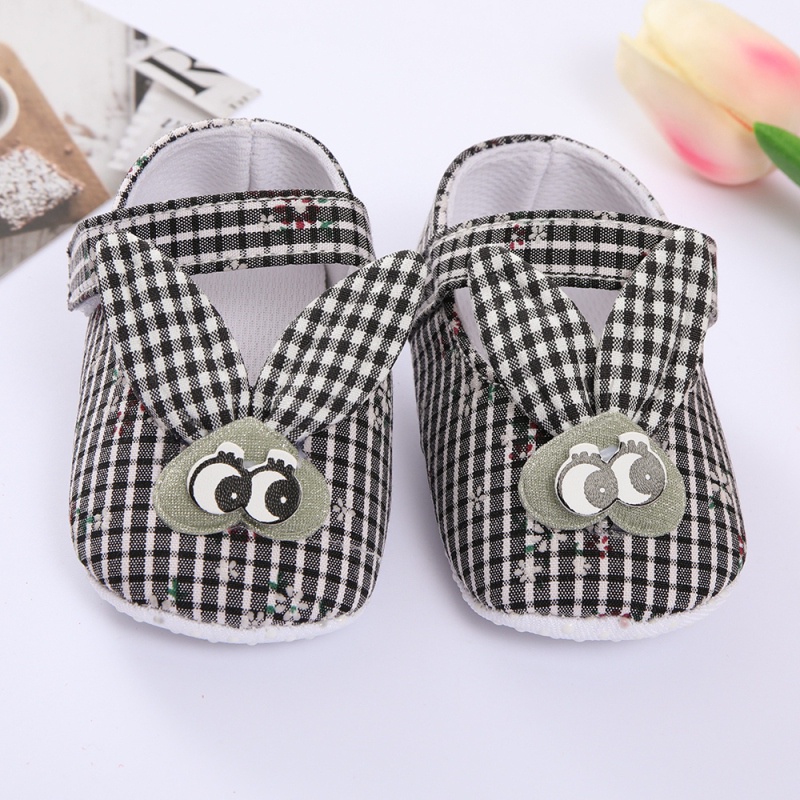 Đôi Dép Bông Tai Thỏ Chống Trượt Cho Bé Gái Sơ Sinh 0-18 Tháng Tuổi