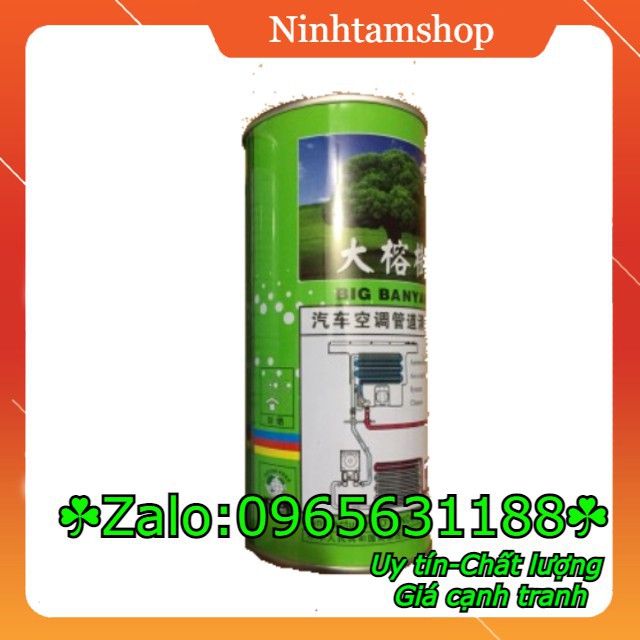 Nước Xúc Rửa Đường Ống Gas Cho Dàn Nóng Dàn Lạnh BIG BANYAN 400ML Xúc rửa giàn máy lạnh ô tô