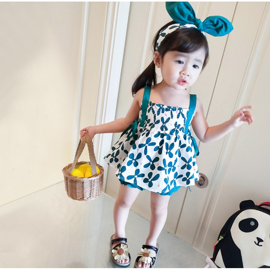 [Mã FABRREST19 giảm 30k đơn bất kỳ] Set bộ quần áo hai dây VEMZKIDS