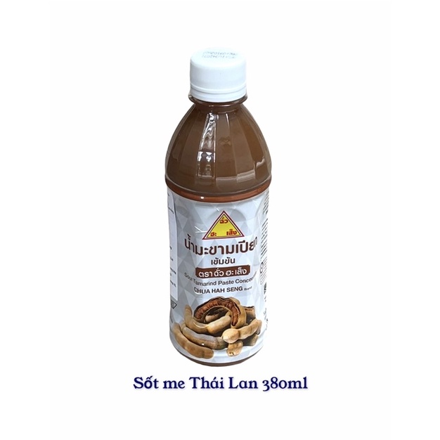 Chai to 380ml - Sốt me Chua Hah Seng Thái Lan chai nhựa 380ml