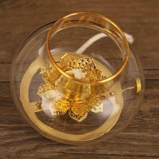 Đèn dầu hoa sen gốm sứ  - trắng