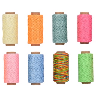 Bộ 4 Màu Sáp Sợi Polyester Dây Sáp Cho Da May Khâu Thủ Công DIY Đóng Sách Sửa Chữa Giày Macrame Dự Án