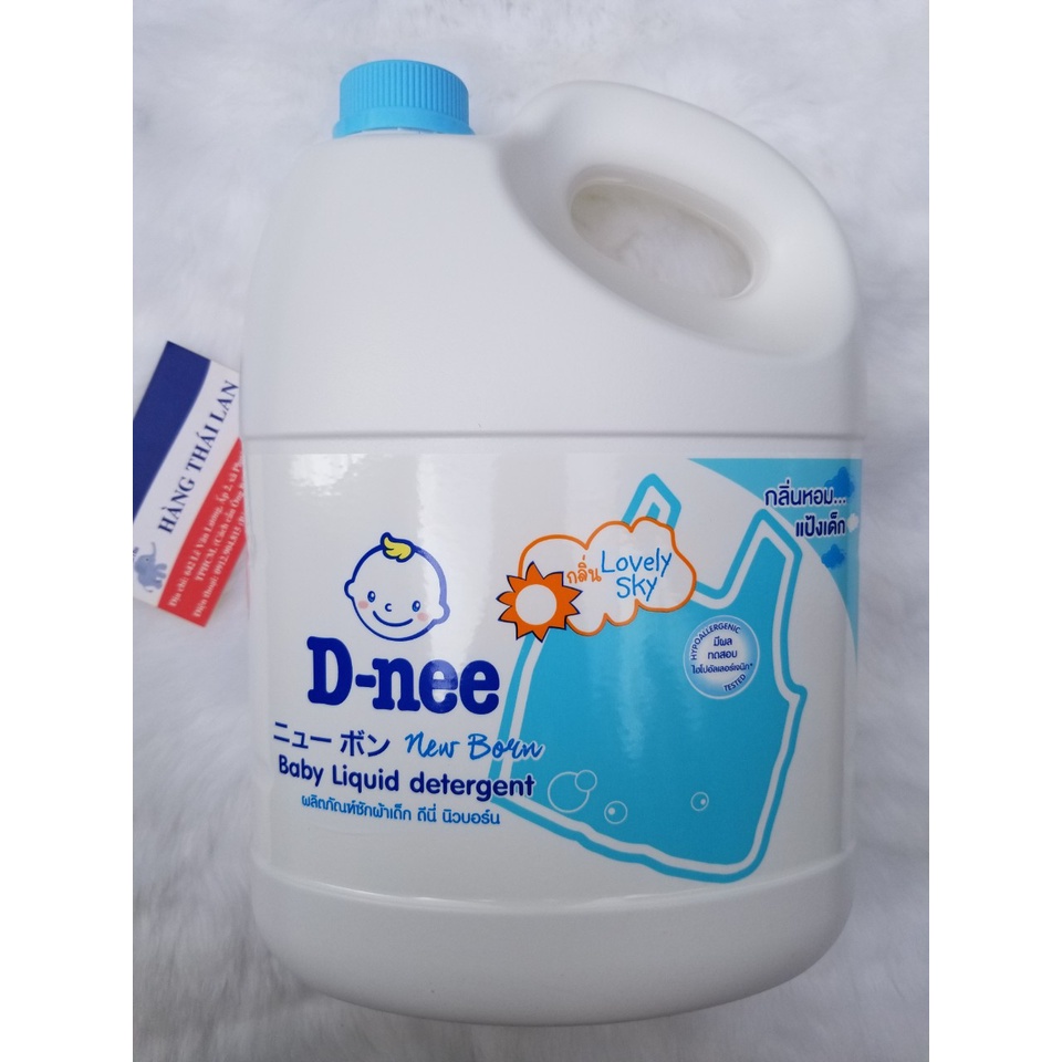 Nước giặt Dnee Thái Lan 3000ml - Màu Xanh dương