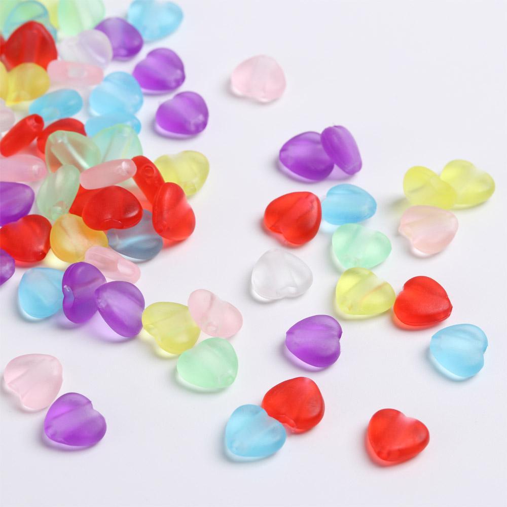 Set 50 / 100 Khóa Dây Bằng Silicon Mềm Hình Trái Tim Có Thể Điều Chỉnh