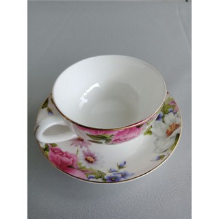 Tách trà sứ xương vintage