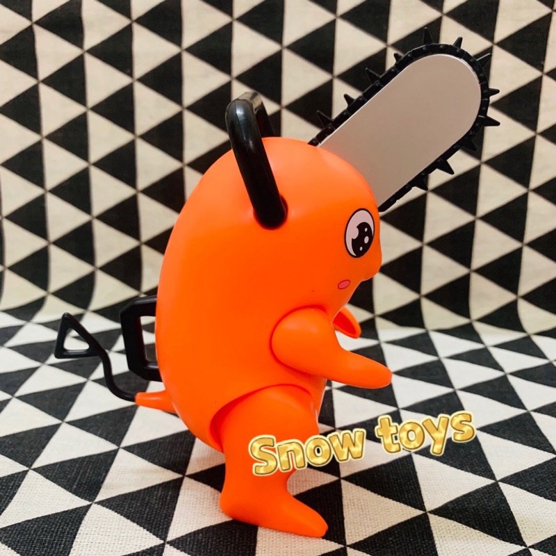 Mô hình Chainsaw Man - Mô hình Pochita Đồ chơi Pochita cử động được tay chân đuôi lưỡi cưa  - Cao 15cm