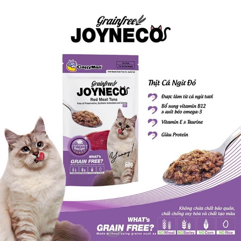 PATE JOYNECO 60G CHO MÈO - Thức ăn dinh dưỡng thú cưng Gogi Meow Mart