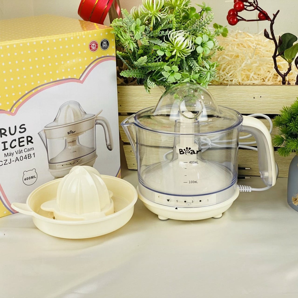 Máy vắt nước cam Bear, Máy vắt nước cam tự động 2 chiều  Bear CZJ-A04B1 400ml