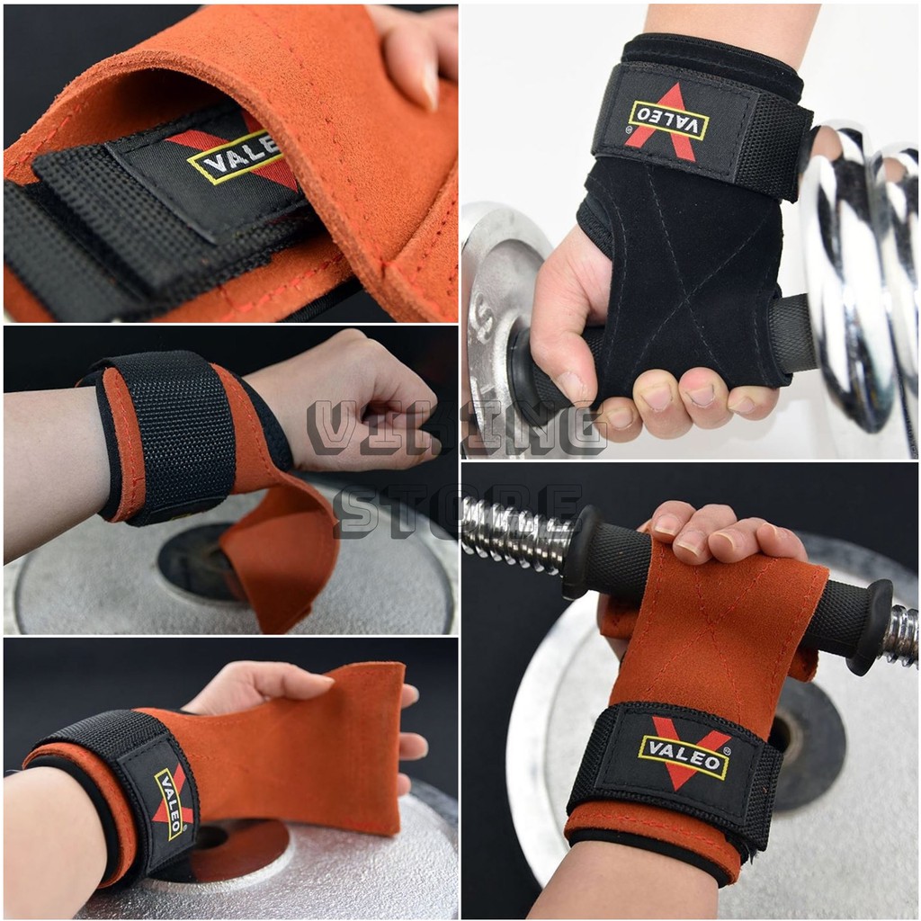 Găng Tay Tập Gym - Dây Kéo Lưng - Lifting Grips ( Lót Tay & Kéo Lưng )