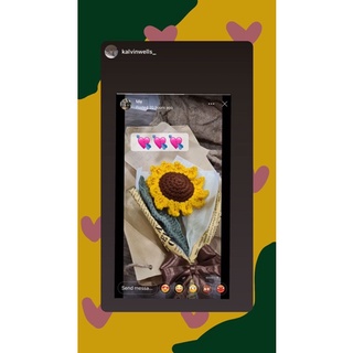 (Y001) Hoa Hướng Dương Len Handmade 🌻