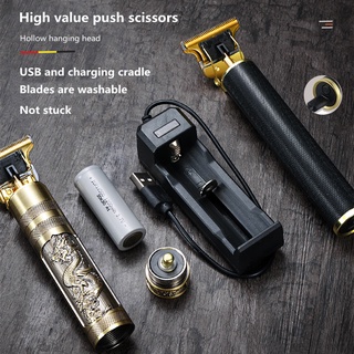 Tông đơ cắt tóc điện T9 Tông đơ cắt tóc dầu cạo râu đầu cạo râu Tông đơ cắt tóc có thể sạc lại