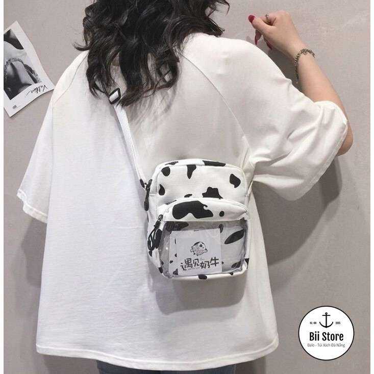 Balo bò sữa vãi CANVANS hotrend hàn quốc