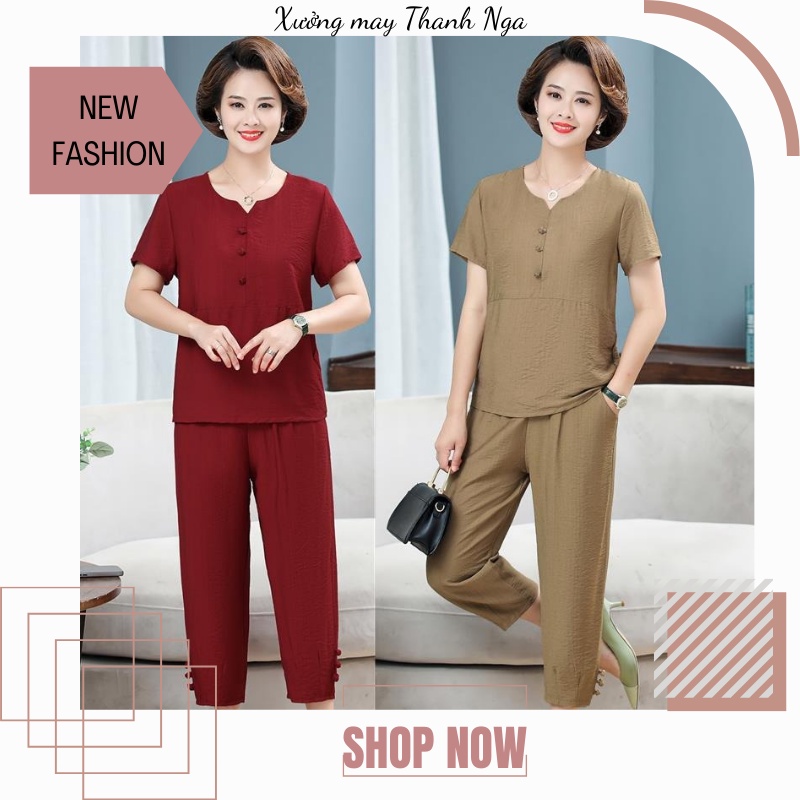 Thời Trang Nữ Quảng Châu - Đồ Bộ Cao Cấp - Thiết Kế Cách Tân - Màu Ghi Sáng