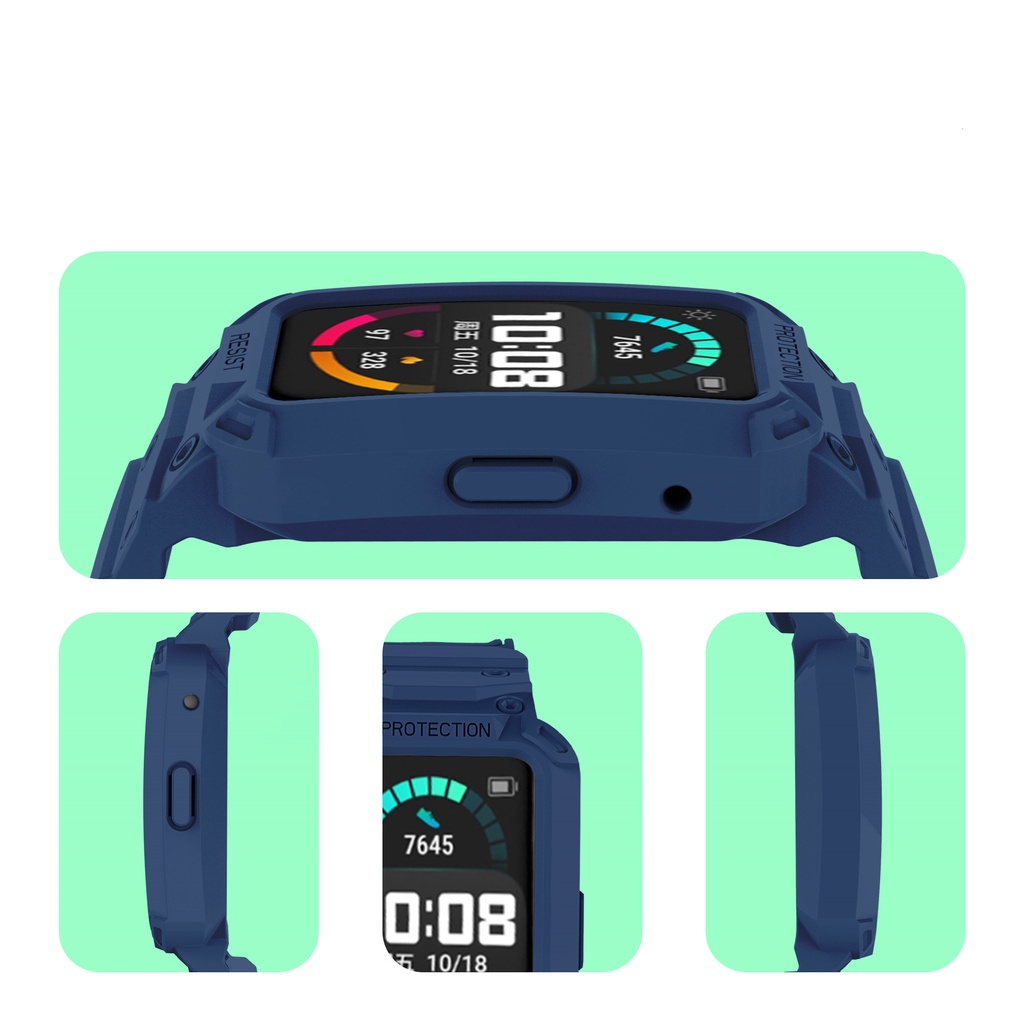 Dây Đeo Silicon Mềm Cho Đồng Hồ Thông Minh Huawei Band 7 6 Fit Honor ES