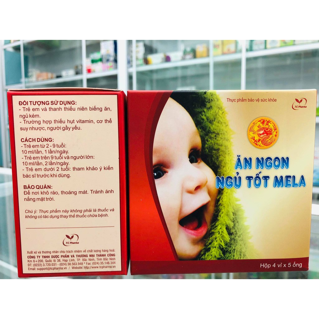 Dung dịch uống Ăn ngon Ngủ tốt Mela | Thế Giới Skin Care