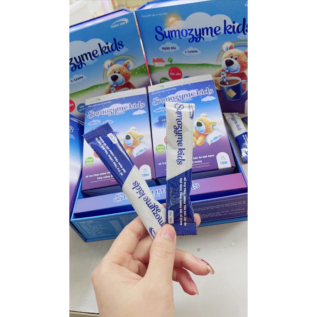 Gel yến sào uống trực tiếp SUMOZYME KIDS giúp bé ăn ngủ ngon và tăng cân