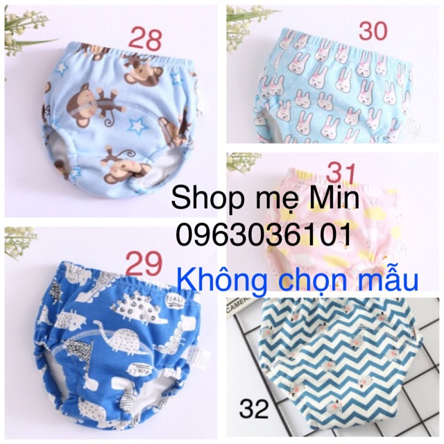 Quần bỏ bỉm 6 lớp cho bé từ 6-17kg