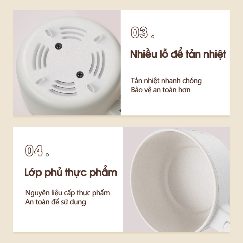 Nồi lẩu điện HAN RIVER đa năng tích hợp Lẩu/ hấp/ chiên/ rán/ xào/ hầm chính hãng 1.5L