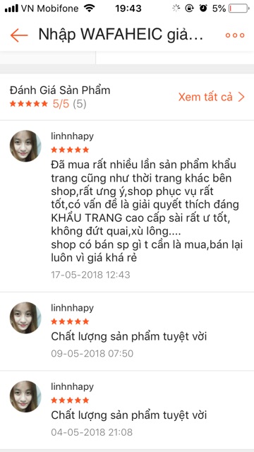 COMBO 3 hộp khẩu trang y tế xanh ĐÔNG PHA 3 lớp 50 cái