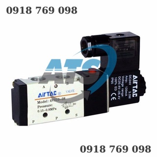 Van điện từ Airtac 5 ngã 1 đầu coil 4V210-08