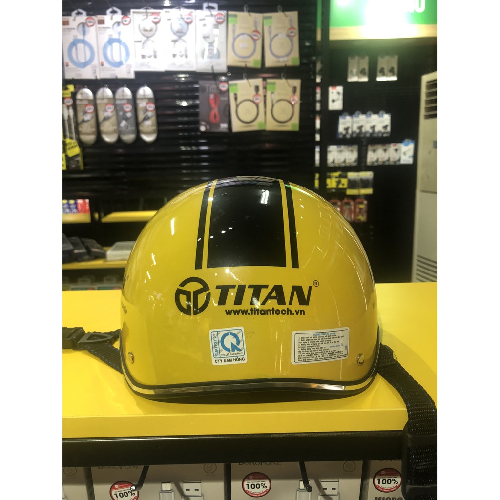 MŨ BẢO HIỂM NỬA ĐẦU TITAN - AN TOÀN CHẮC CHẮN