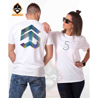 Ảnh + Video Áo Thun Unisex 5 THE WAY  Phản Quang Đa Sắc Cực và Phản Quang Trắng Thiết kế hình phản quang theo yêu cầu