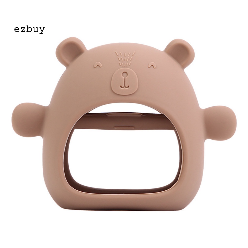 1 Bộ Găng Tay Silicone Hình Găng Tay Gấu Cho Bé Mọc Răng