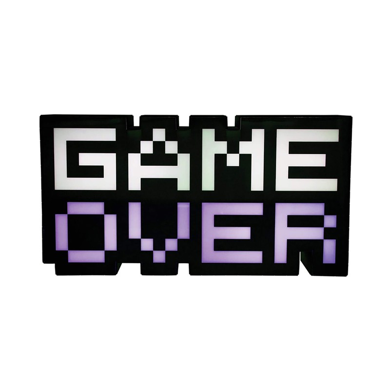 GAME OVER Sign Voice Control Game Icon Light Acrylic Atmosphere Neon Bar Decor