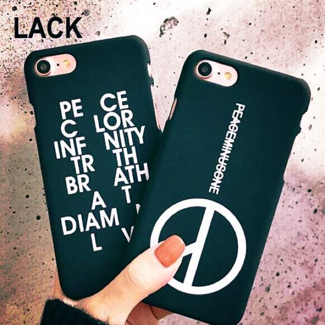 Ốp đt GD đen symbol và letter ip6/6p/7/7p