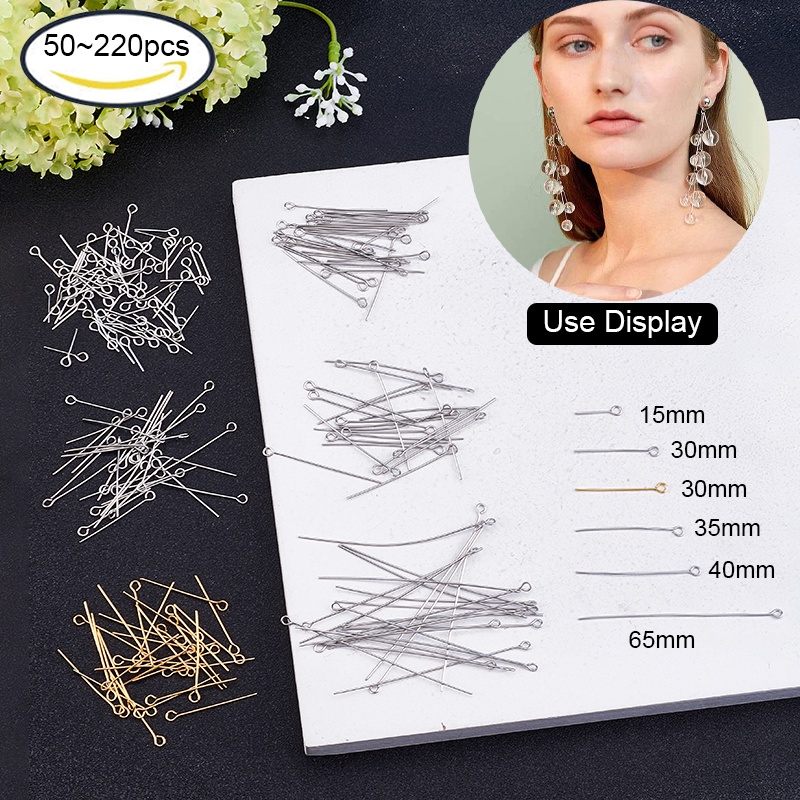 Bộ 50-220 Mắt Thép Không Gỉ 304 Dùng Làm Trang Sức