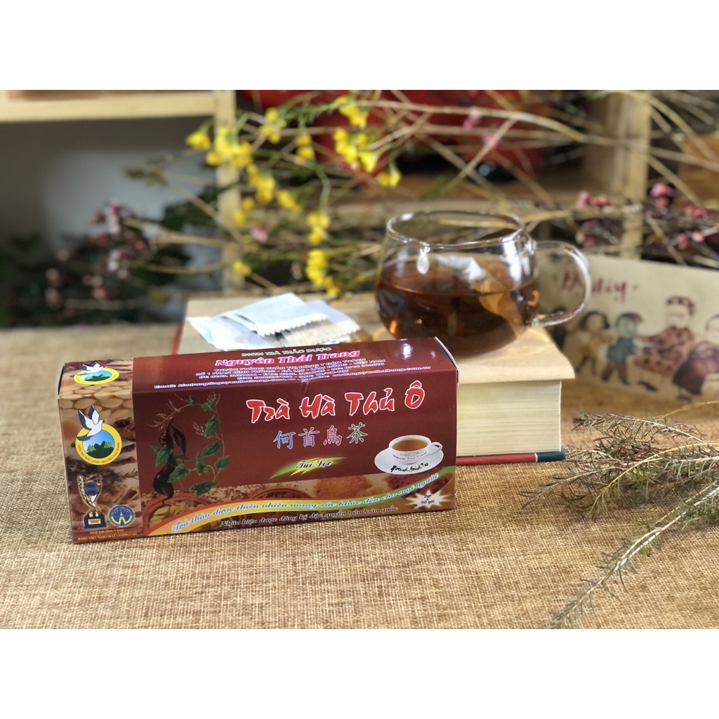 Trà Hà Thủ Ô (Hộp 50 Túi Lọc X 2g) – Thảo Dược Thiên Nhiên - Nguyên Thái Trang