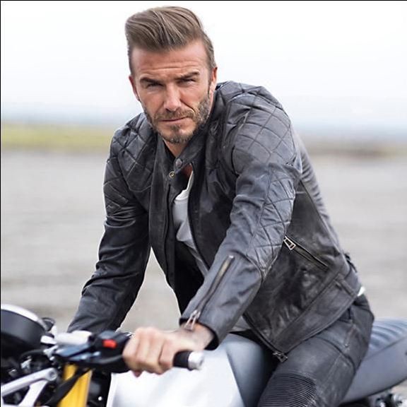 Áo khoác da Homme de Monaco - Leather Jacket Shoulder Padding for Men