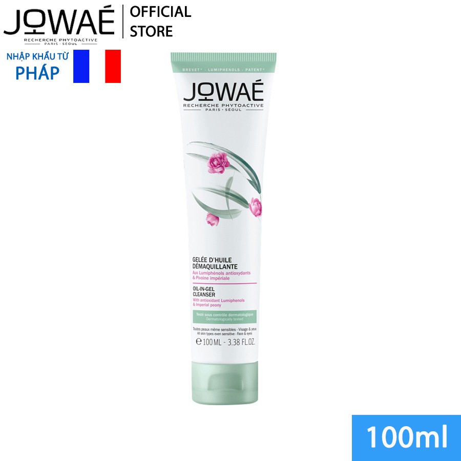 [Mã BMLT35 giảm đến 35K đơn 99K] Dầu tẩy Trang Dạng Gel JOWAE 100ml Thành Phần Thiên Nhiên Sản Phẩm Cao Cấp Đến Từ Pháp