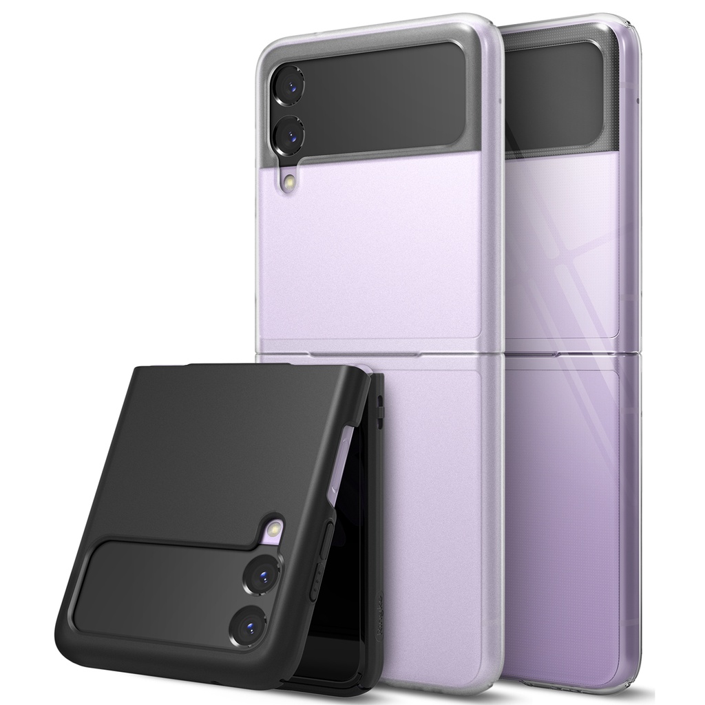 Ốp điện thoại Ringke PC cứng trong suốt siêu mỏng chống trượt cao cấp cho Galaxy Z Flip 3