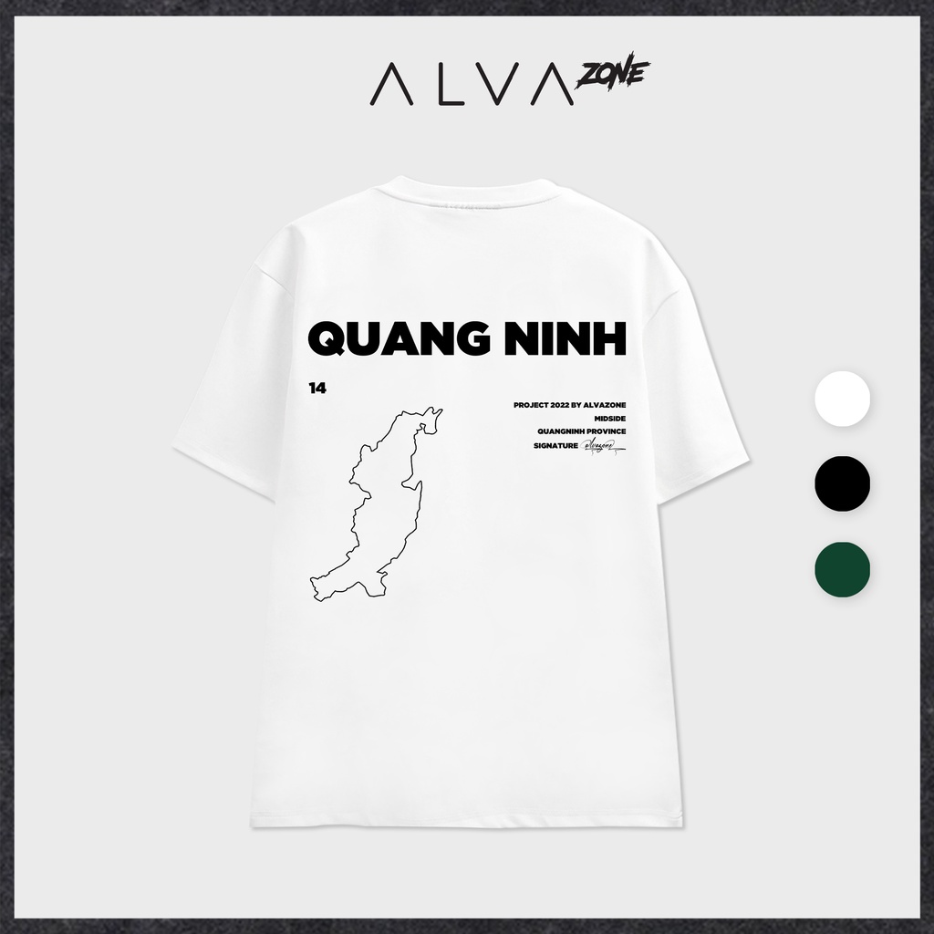 Áo Thun Quảng Ninh LocalBrand Phông Cổ Tròn Tay Lỡ Unisex Nam Nữ Thế Hệ Genz