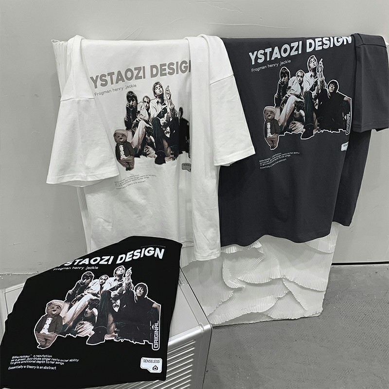 Áo thun tay lỡ nam nữ, áo phông unisex form rộng chất cotton mát mịn thấm hút mồ hôi in hình DESI | BigBuy360 - bigbuy360.vn