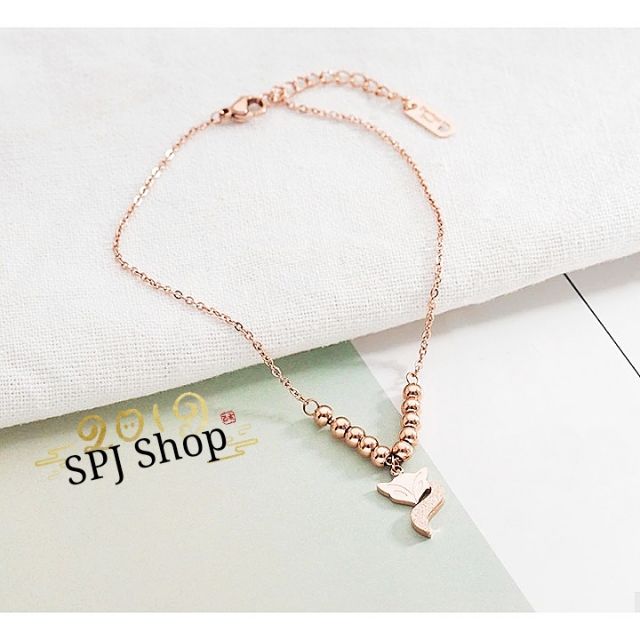 Lắc Chân Titan Cartier Cáo Hồ Ly Phun Cát Cách Điệu Bi | BigBuy360 - bigbuy360.vn