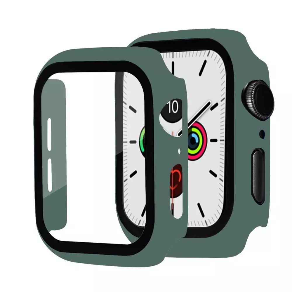 Mặt kính + dây đeo thay thế chất lượng cao cho Apple watch 44MM 40MM 38MM 42MM X7 T500 W26 HW22 T55 Plus