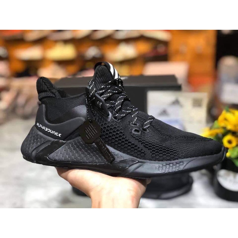 MINTSTORE Giày sneaker alphabounce 2020 instic đen full