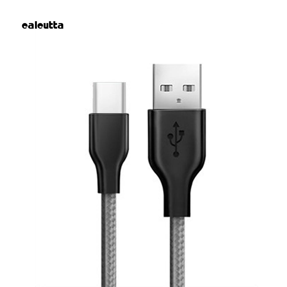 CAL_Micro USB/Type C Nylon Braided Fast Charging Data Sync Cable 1m for Cellphone