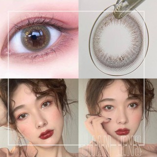 [CÓ SẴN] Lens Nội địa Trung - Kính áp tròng xám xanh bling hình chân mèo ( 0 độ - 1,5 độ)