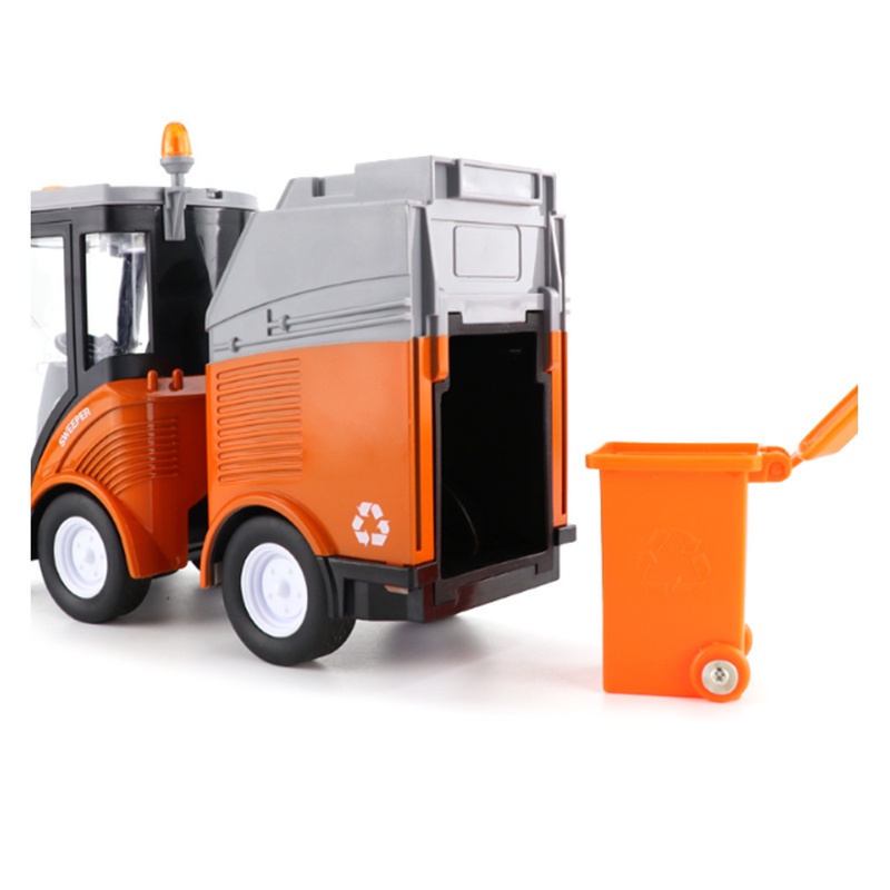 Đồ Chơi Xe Quét Nhà Đường Phố Với Hiệu Ứng Âm Thanh Và Ánh Sáng - Bánh Xe Chạy Bằng Pin Có Thể Tháo Rời Và Bàn Chải - Đồ Chơi Làm Sạch Xe Nhựa Hạng Nặng Cho Trẻ Em