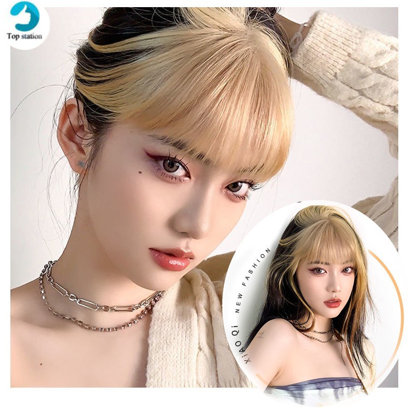 1 Kẹp Tóc Mái Giả Thời Trang Hàn Quốc